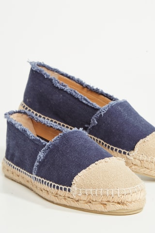 Espadrilles Kampala - Donkerblauw en Naturel