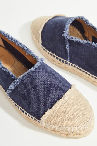Espadrilles Kampala - Donkerblauw en Naturel