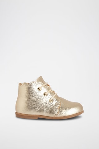 Bottines en cuir Doré - Obaïbi