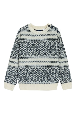 Pull - Blanc - Okaïdi
