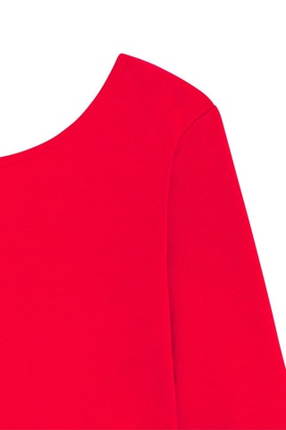 Robe bi-matière - Rouge - Okaïdi