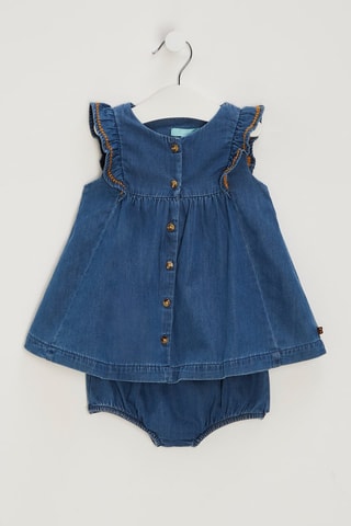 Robe en jean - Bleu marine - Obaïbi