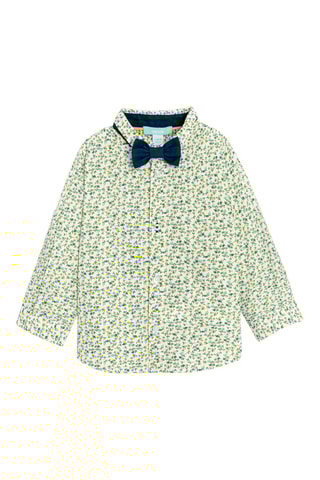 Chemise - Blanc et vert - Obaïbi