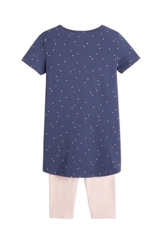 Pyjama Bleu marine et rose poudré - Okaïdi