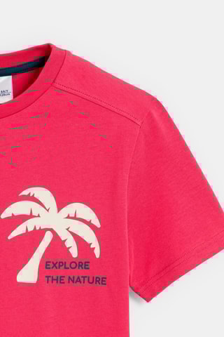 T-shirt - Fuchsia - Okaïdi