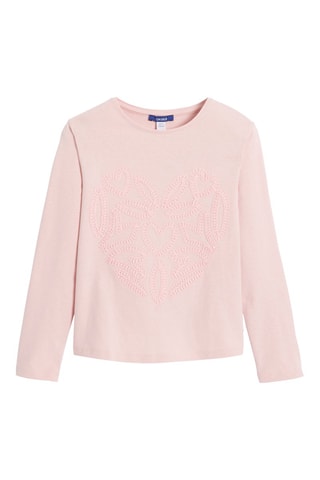 T-shirt - Rose poudré
 - Okaïdi