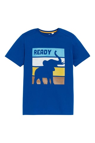 T-shirt - Bleu roi - Okaïdi
