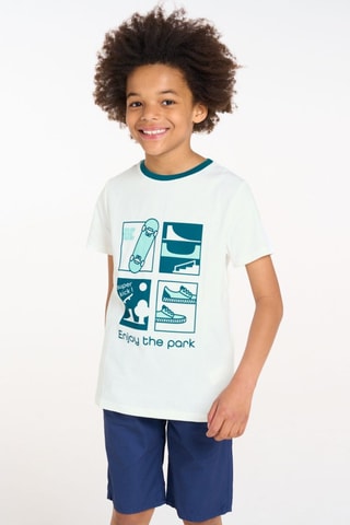 T-shirt - Blanc - Okaïdi