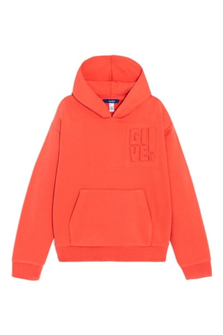 Sweat à capuche - Orange