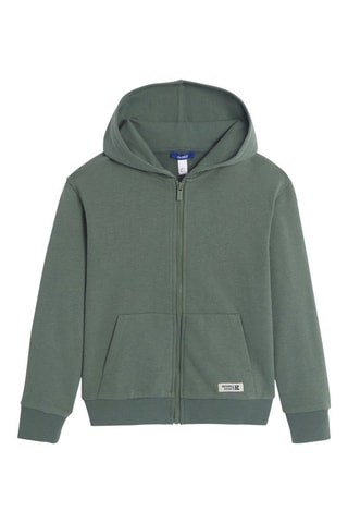 Sweat à capuche - Vert olive - Okaïdi