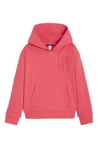 Sweat à capuche - Corail - Okaïdi
