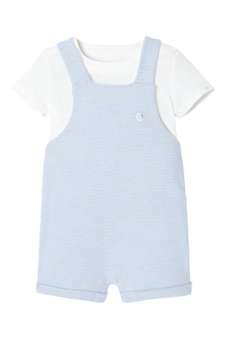T-shirt et salopette - Blanc - Catimini