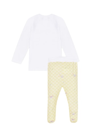 Ensemble 3 pièces - Blanc et jaune - Catimini
