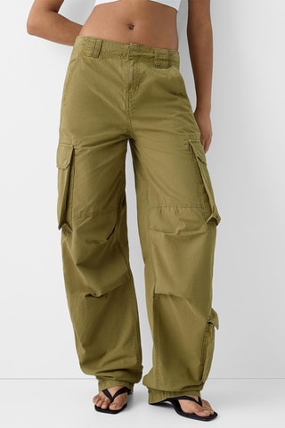 Pantalon cargo - Vert