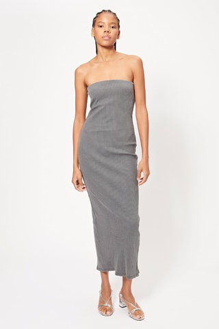 Robe bustier - Gris foncé