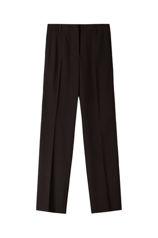 Pantalon droit - Marron