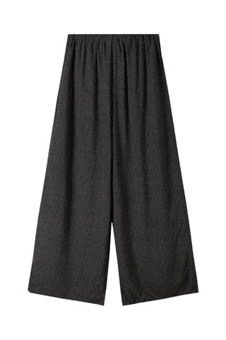 Pantalon wide legs - Anthracite