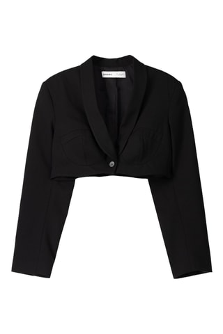 Blazer court - Noir