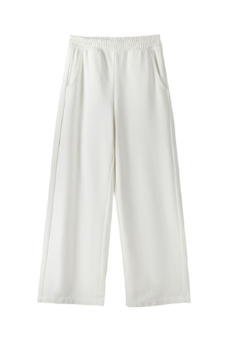 Pantalon wide legs - Blanc