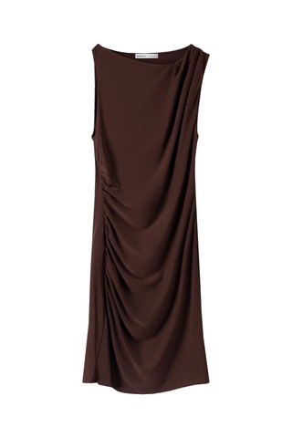 Robe droite - Marron