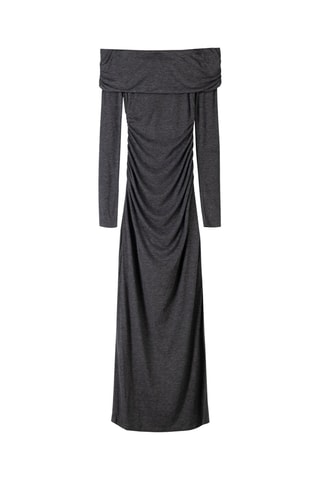 Robe longue - Gris foncé
