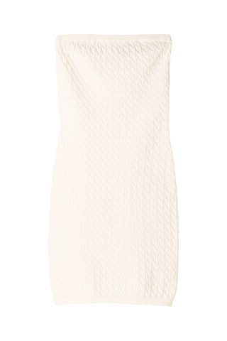 Robe bustier - Blanc cassé