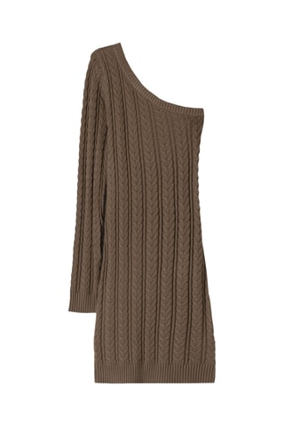 Robe fourreau - Marron