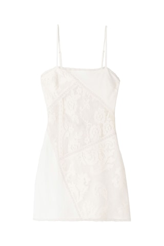 Robe droite - Ecru