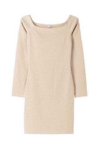 Robe droite - Beige