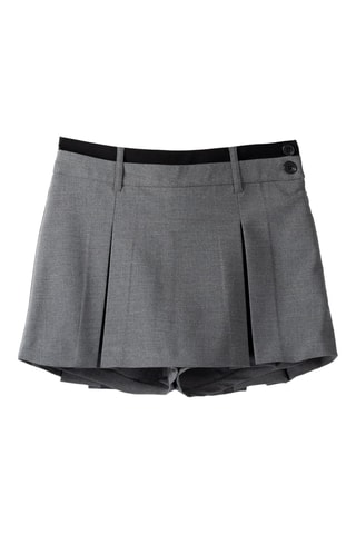 Jupe-short - Gris