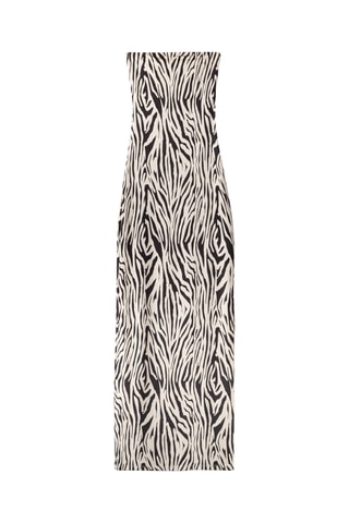 Robe bustier - Blanc et noir