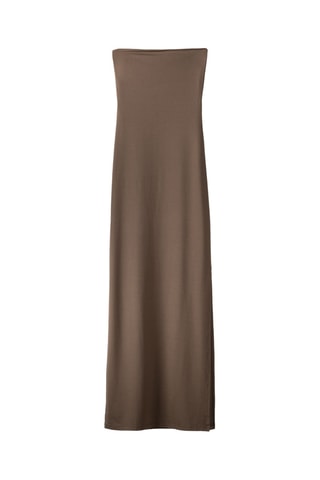 Robe bustier - Marron