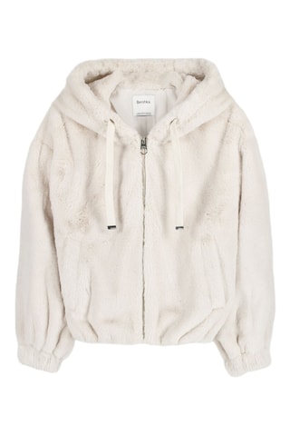 Veste à capuche - Beige