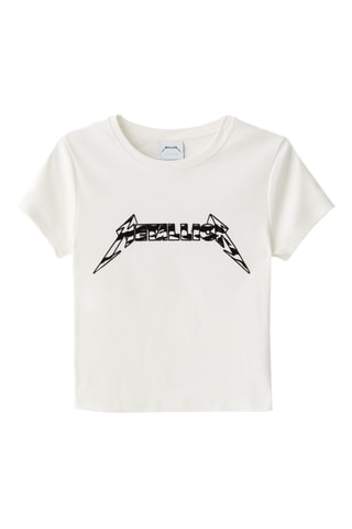T-shirt Metallica - Blanc