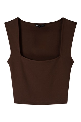 Crop top - Marron