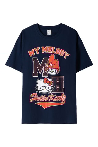 T-shirt Hello Kitty Sanrio - Bleu marine