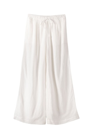 Pantalon wide legs - Blanc