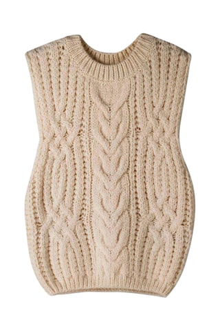Gilet sans manches - Beige