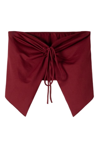 Top bustier - Bordeaux