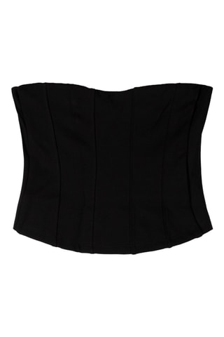 Top bustier - Noir