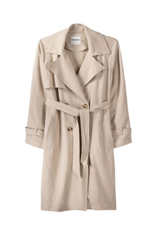 Trench en lin - Beige