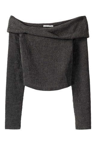 Top - Gris foncé