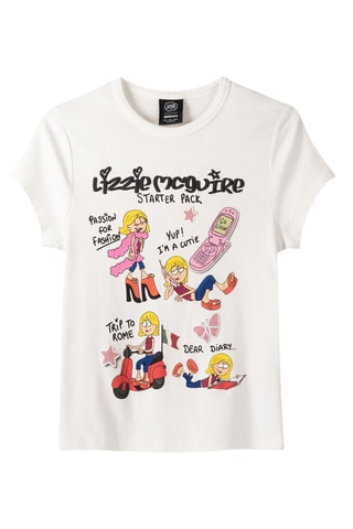T-shirt Lizzie McGuire - Blanc
