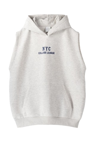 Sweat sans manches - Gris clair