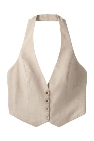 Gilet sans manches - Beige