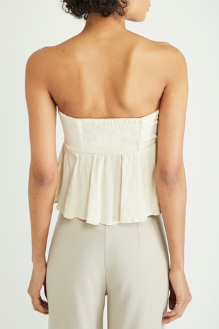Top bustier - Beige
