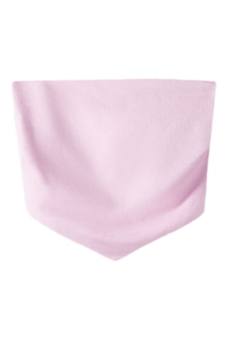 Top bustier en lin - Rose