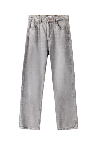 Jean mom - Gris