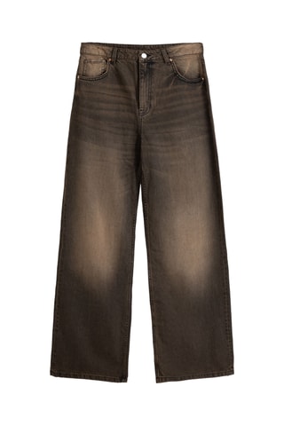 Jean wide legs - Beige