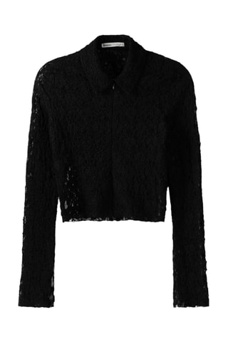 Veste en dentelle - Noir